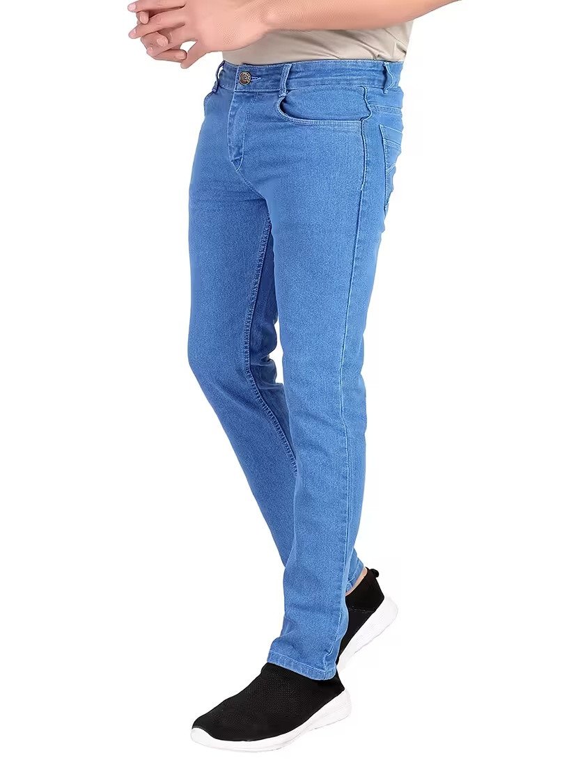 Mens Slim Fit Plain jeans